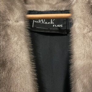 Luxurious Gray Trench Coat